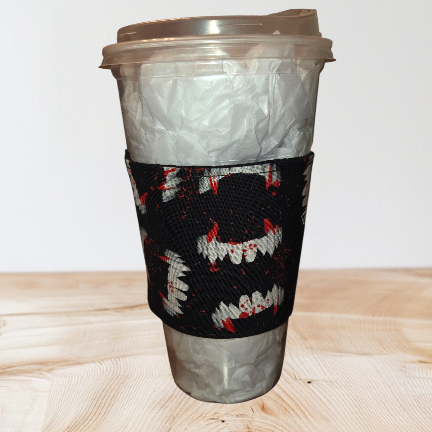 Vampire Teeth Cup Cozy