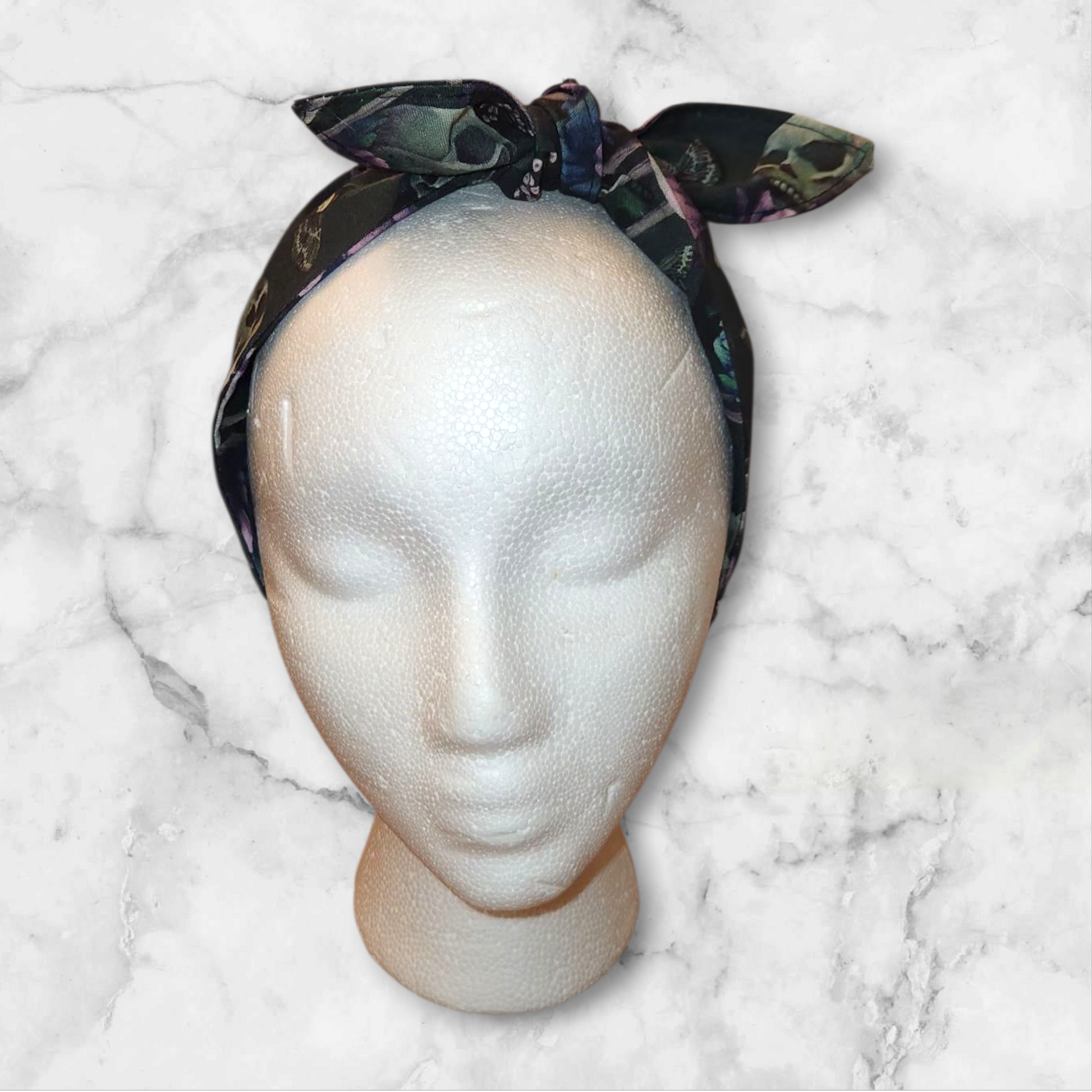 Lavender Skull Headband