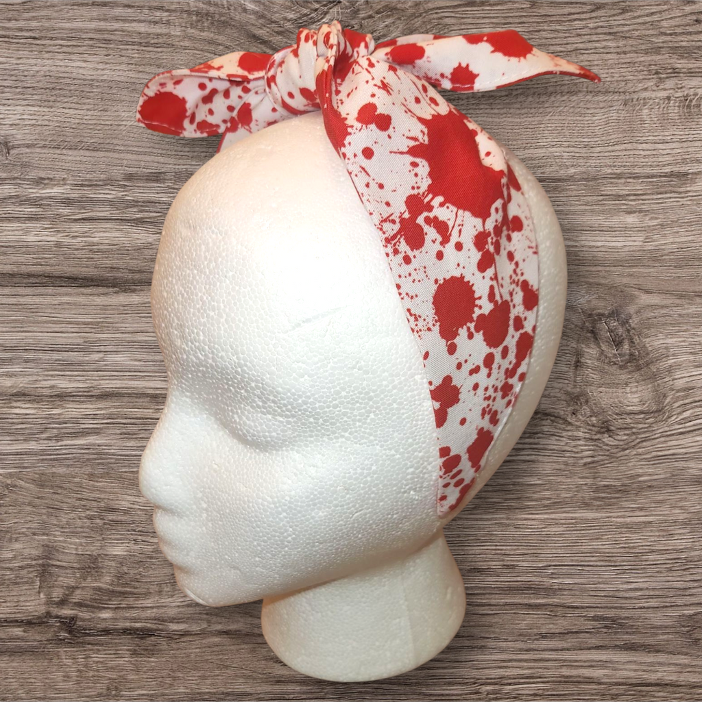 Blood Splatter Head Bandana