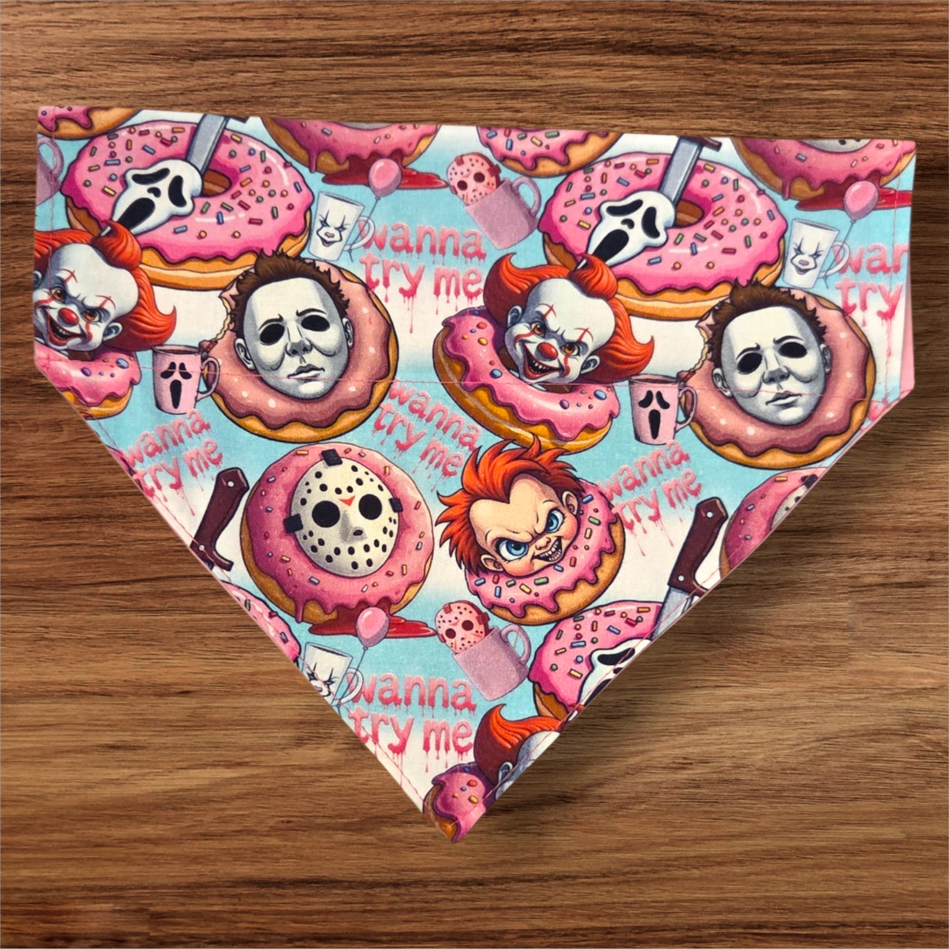 Donut Horror Slip Pet Bandana