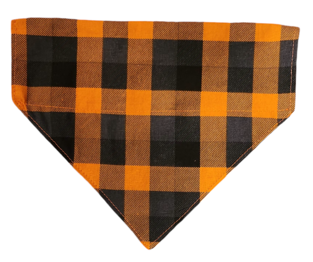 Fall Plaid Slip Pet Bandana