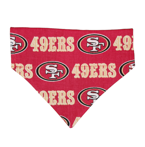 49ers Slip Pet Bandana