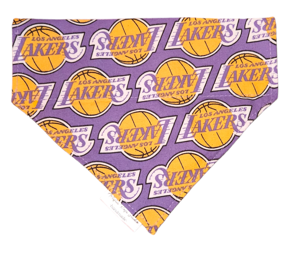 Lavender Lakers Slip Pet Bandana