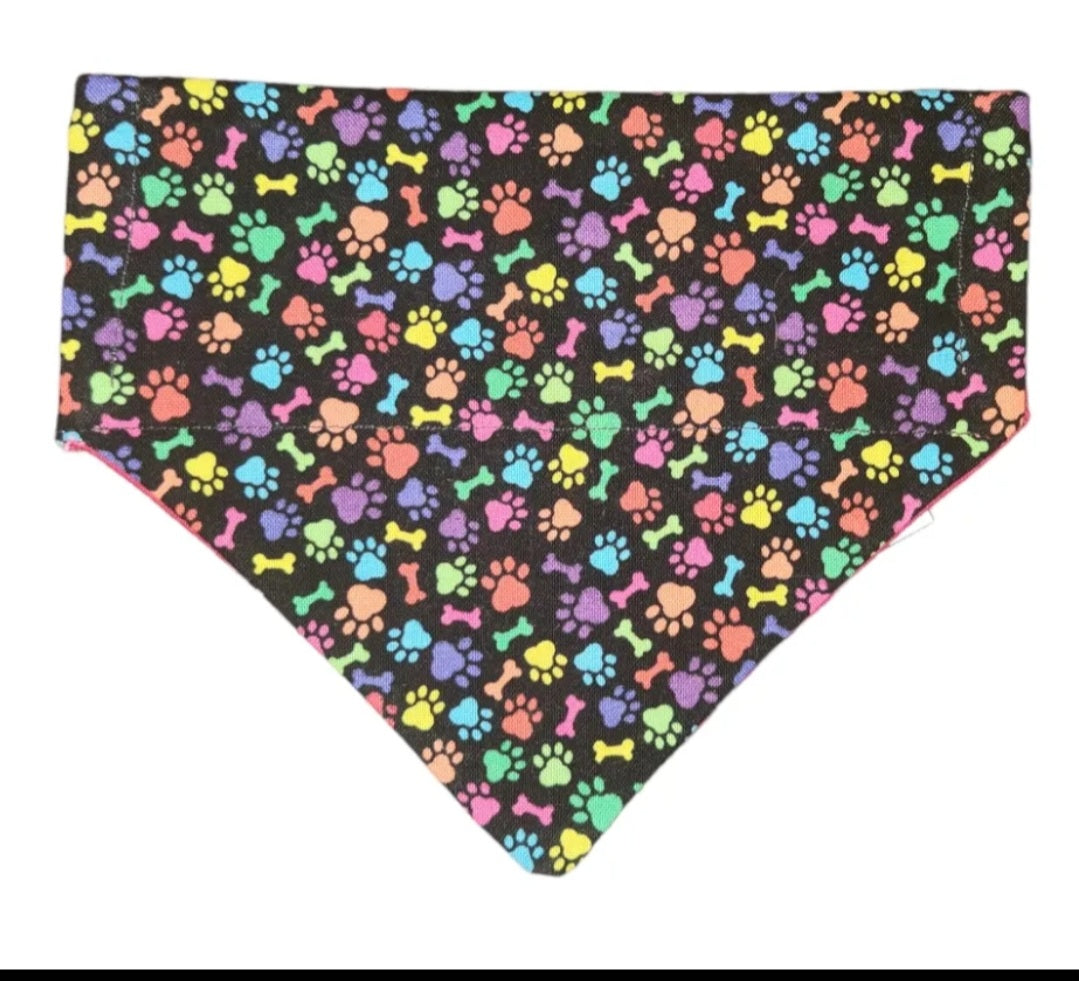 Paw Prints Pet Slip Bandana