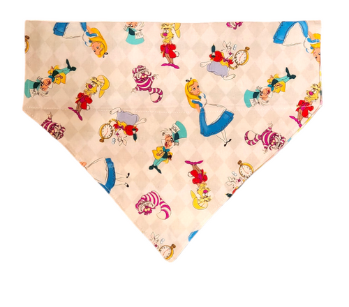 Alice in Wonderland Slip Pet Bandana