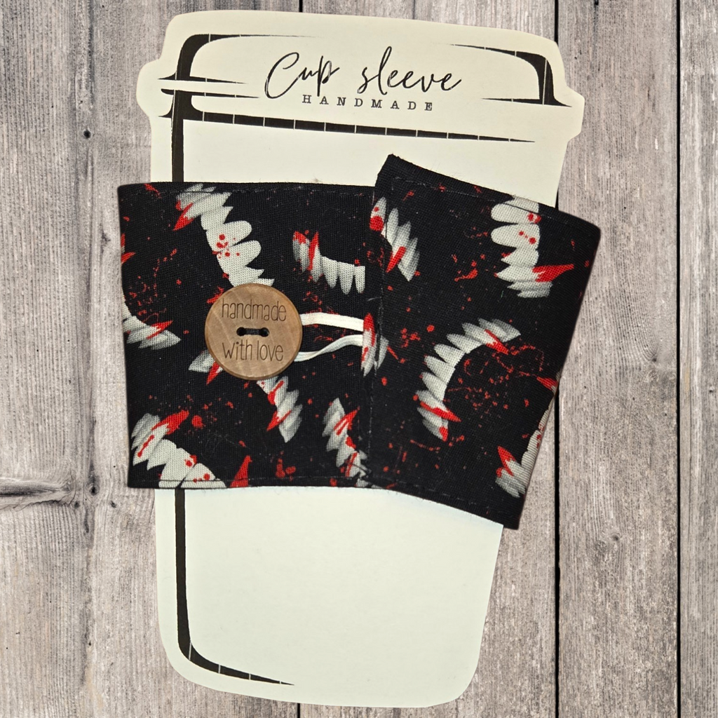 Vampire Teeth Cup Cozy