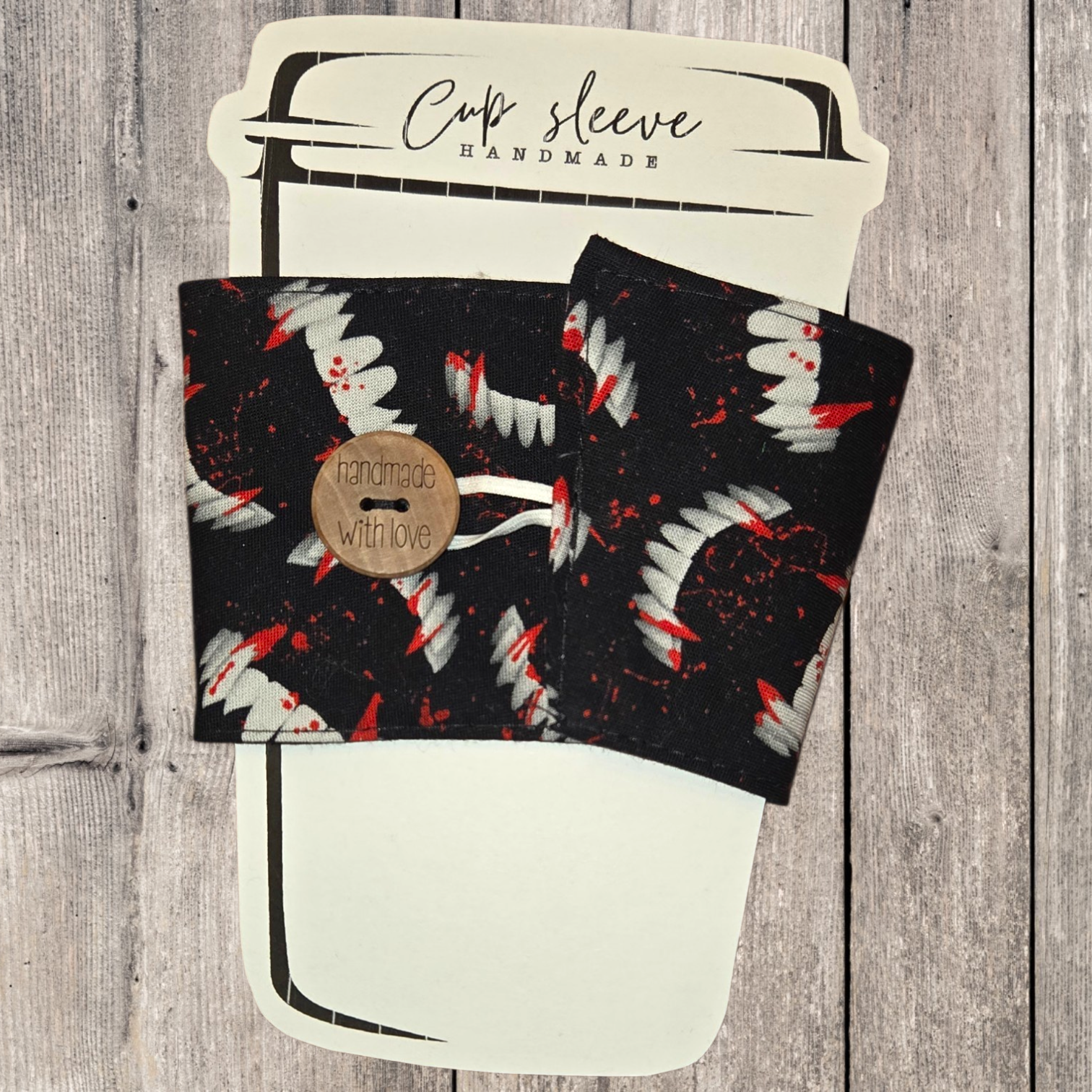 Vampire Teeth Cup Cozy