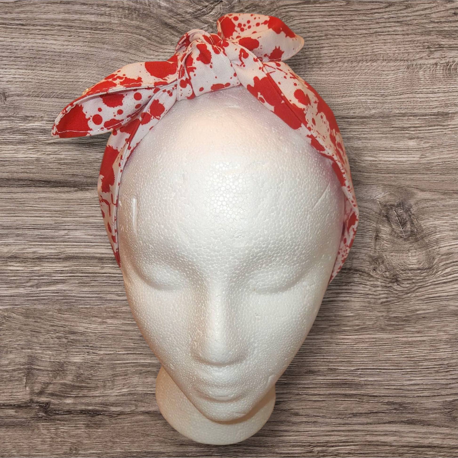 Blood Splatter Head Bandana